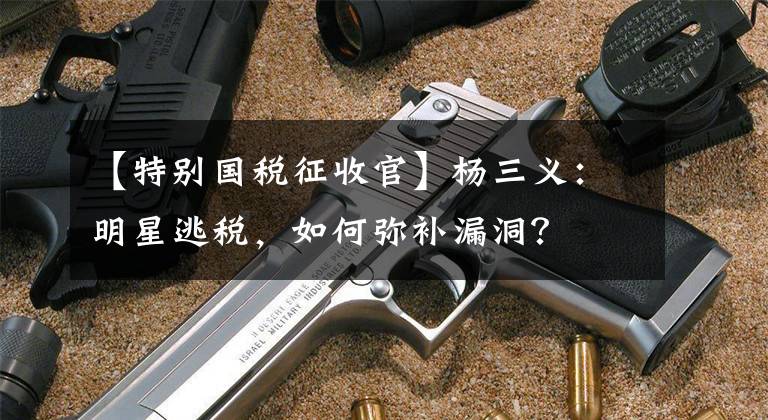 【特别国税征收官】杨三义：明星逃税，如何弥补漏洞？