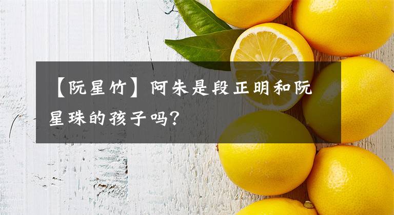 【阮星竹】阿朱是段正明和阮星珠的孩子吗？