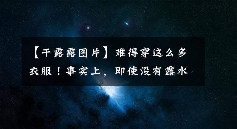 【干露露图片】难得穿这么多衣服！事实上，即使没有露水，干燥的露水也能成为安息之所。