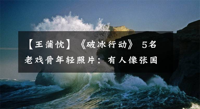 【王蒲忱】《破冰行动》 5名老戏骨年轻照片：有人像张国荣，有人比胡格年轻