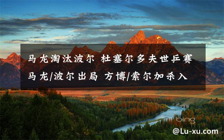 马龙淘汰波尔 杜塞尔多夫世乒赛马龙/波尔出局 方博/索尔加杀入四强