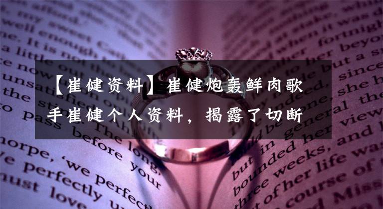 【崔健资料】崔健炮轰鲜肉歌手崔健个人资料，揭露了切断原因