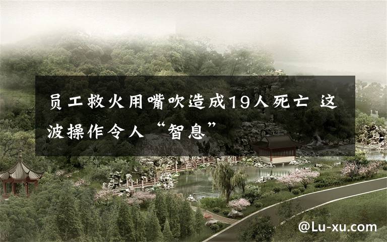 员工救火用嘴吹造成19人死亡 这波操作令人“智息”