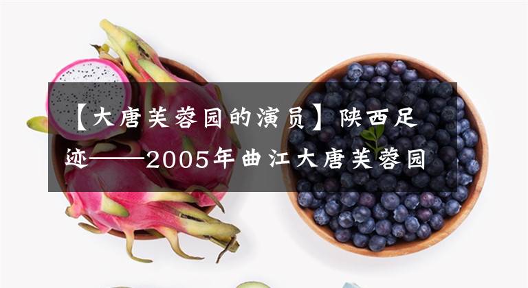 【大唐芙蓉园的演员】陕西足迹——2005年曲江大唐芙蓉园开园回顾