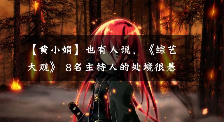 【黄小娟】也有人说，《综艺大观》 8名主持人的处境很悬殊，因私生活混乱而暴跌。
