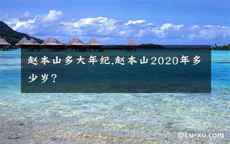 赵本山多大年纪,赵本山2020年多少岁？