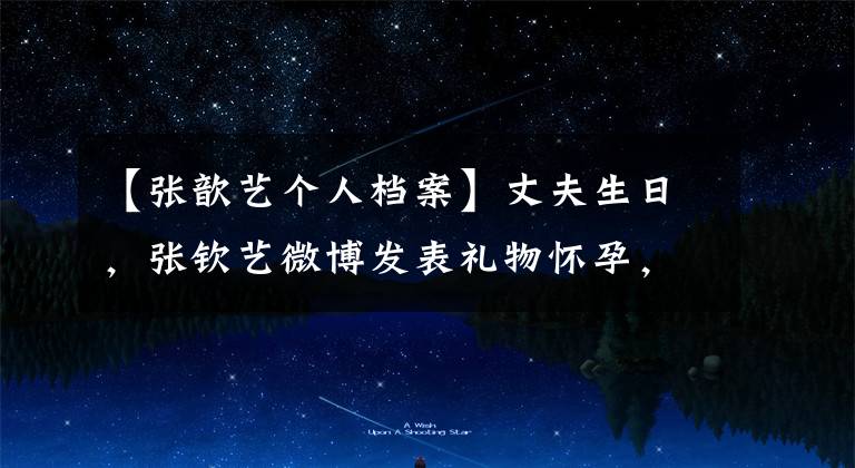 【张歆艺个人档案】丈夫生日，张钦艺微博发表礼物怀孕，袁宏亲自晋升为袁爸爸