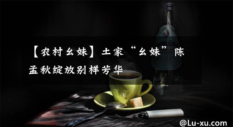 【农村幺妹】土家“幺妹”陈孟秋绽放别样芳华