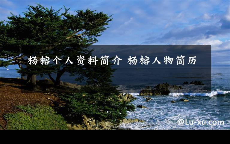 杨榕个人资料简介 杨榕人物简历