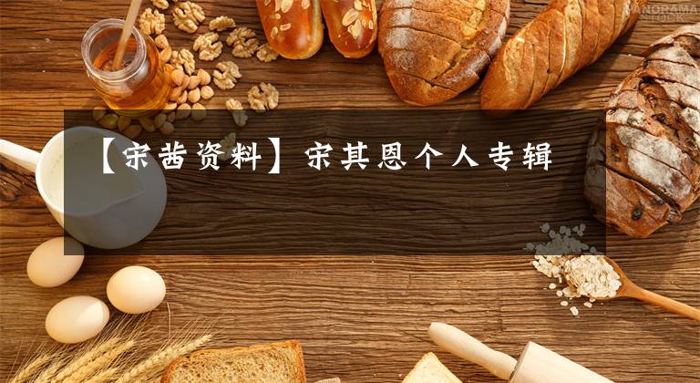 【宋茜资料】宋其恩个人专辑