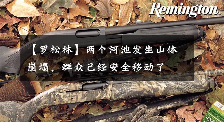 【罗松林】两个河池发生山体崩塌，群众已经安全移动了