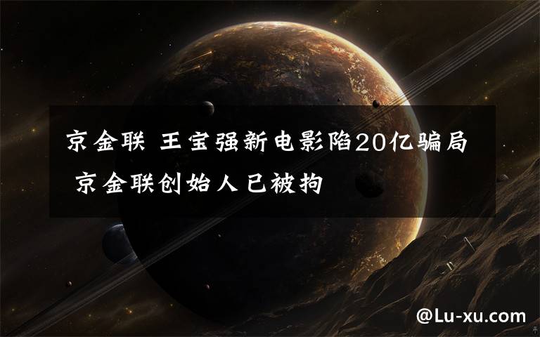 京金联 王宝强新电影陷20亿骗局 京金联创始人已被拘