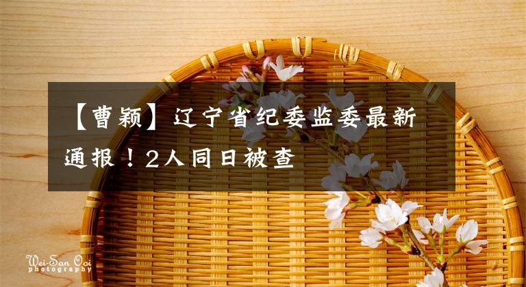 【曹颖】辽宁省纪委监委最新通报！2人同日被查