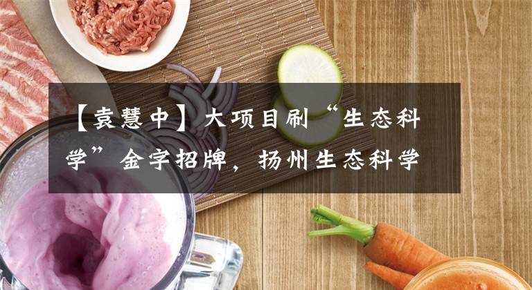 【袁慧中】大项目刷“生态科学”金字招牌，扬州生态科学新城三大产业项目集中开工