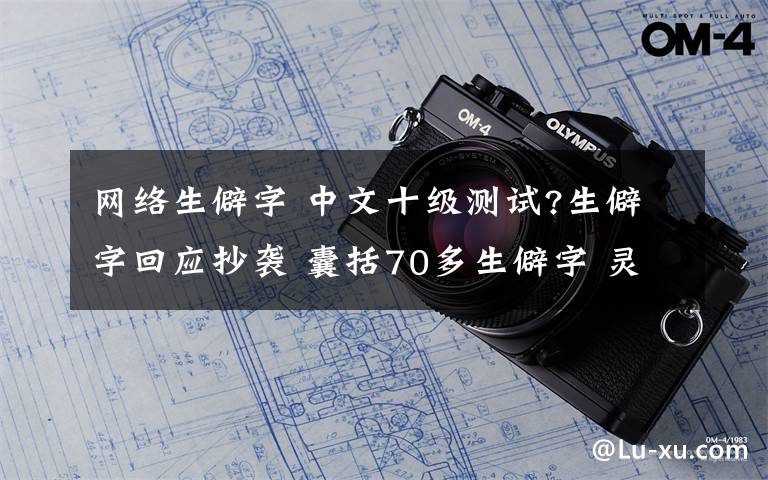 网络生僻字 中文十级测试?生僻字回应抄袭 囊括70多生僻字 灵感来自"又双叒叕"