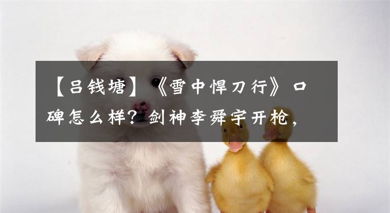 【吕钱塘】《雪中悍刀行》口碑怎么样？剑神李舜宇开枪，剑仙下跪的效果太火爆了。