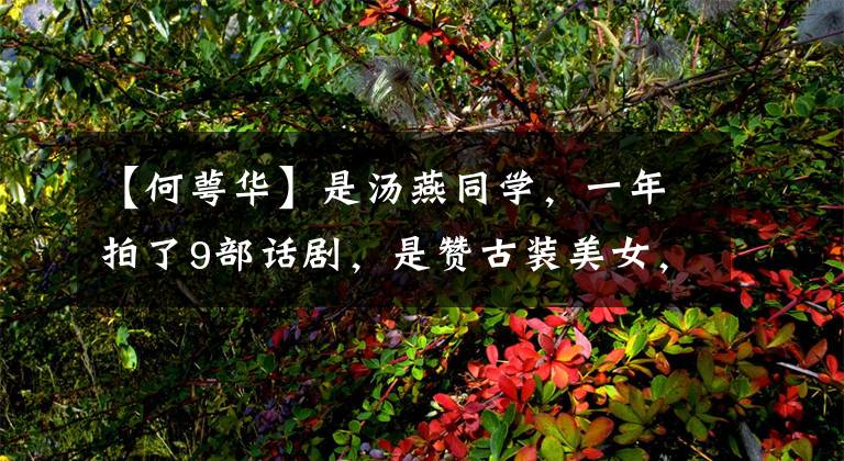 【何萼华】是汤燕同学，一年拍了9部话剧，是赞古装美女，但剧不红。