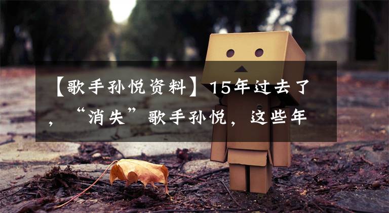 【歌手孙悦资料】15年过去了，“消失”歌手孙悦，这些年去了哪里？