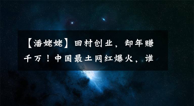 【潘姥姥】回村创业，却年赚千万！中国最土网红爆火，谁是背后推手？