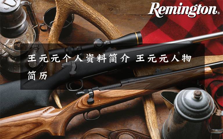 王元元个人资料简介 王元元人物简历