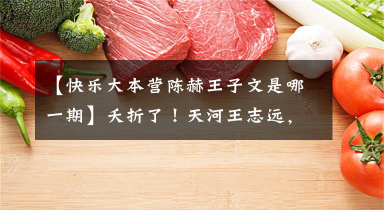 【快乐大本营陈赫王子文是哪一期】夭折了！天河王志远，竟敢接这么大规模的电影。