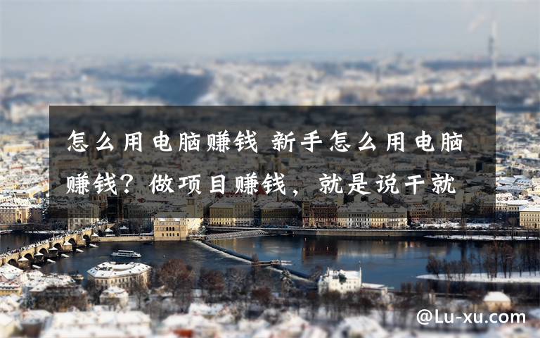 怎么用电脑赚钱 新手怎么用电脑赚钱？做项目赚钱，就是说干就干！