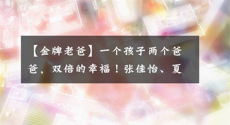 【金牌老爸】一个孩子两个爸爸，双倍的幸福！张佳怡、夏瑜爆笑上演“爱情PK胜利”