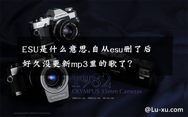 ESU是什么意思,自从esu删了后 好久没更新mp3里的歌了？