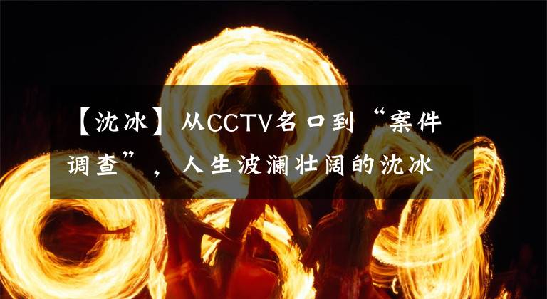 【沈冰】从CCTV名口到“案件调查”，人生波澜壮阔的沈冰，44岁家中的师父教女。