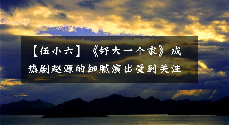 【伍小六】《好大一个家》成热剧赵源的细腻演出受到关注