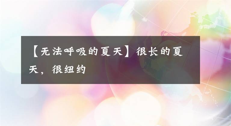 【无法呼吸的夏天】很长的夏天，很纽约