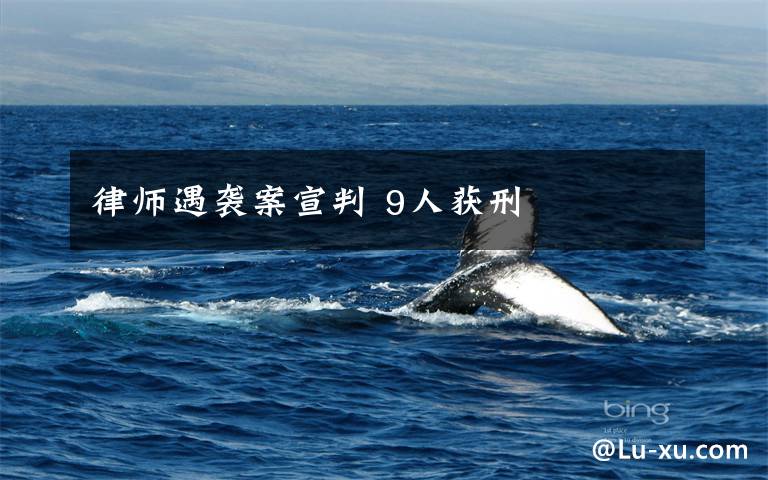 律师遇袭案宣判 9人获刑