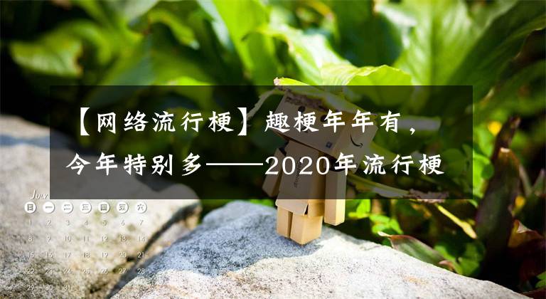 【网络流行梗】趣梗年年有，今年特别多——2020年流行梗盘点