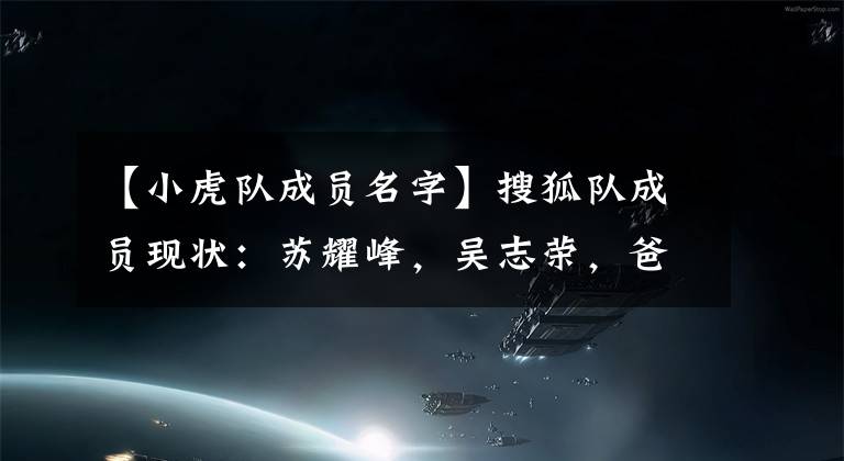 【小虎队成员名字】搜狐队成员现状：苏耀峰，吴志荣，爸爸，他穿着奇怪的衣服沦落到了同父异母的演出。