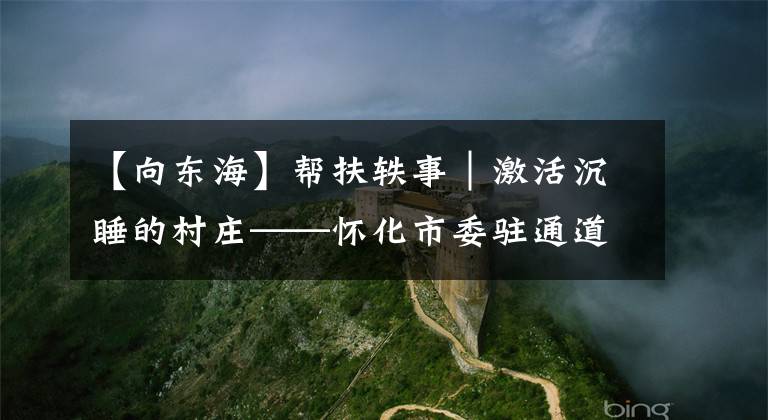 【向东海】帮扶轶事│激活沉睡的村庄——怀化市委驻通道地角村扶贫工作队队长向东海二三事