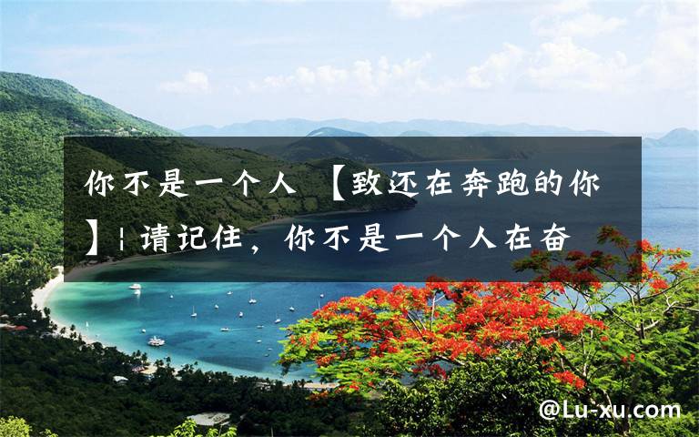 你不是一个人 【致还在奔跑的你】| 请记住，你不是一个人在奋斗