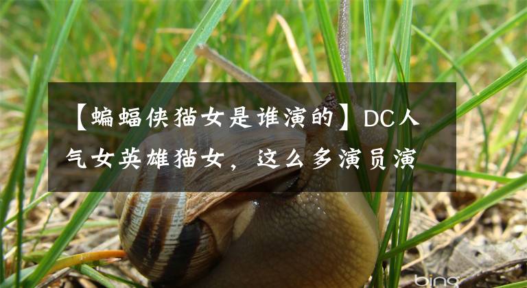 【蝙蝠侠猫女是谁演的】DC人气女英雄猫女，这么多演员演的猫女，你最喜欢哪个？
