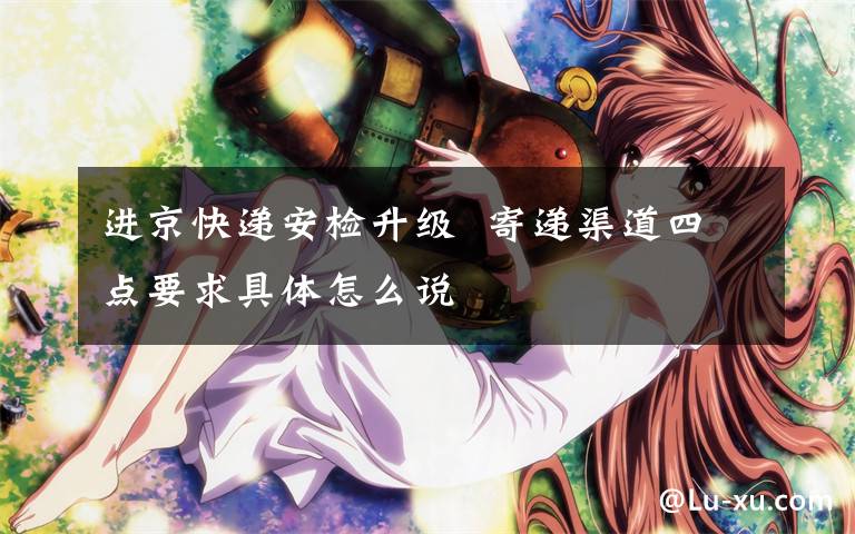 进京快递安检升级  寄递渠道四点要求具体怎么说