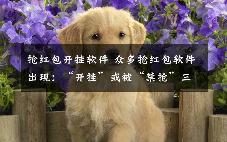 抢红包开挂软件 众多抢红包软件出现：“开挂”或被“禁抢”三天