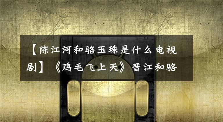 【陈江河和骆玉珠是什么电视剧】《鸡毛飞上天》晋江和骆玉珠时隔许久再次见面，恋人终于成为了家人