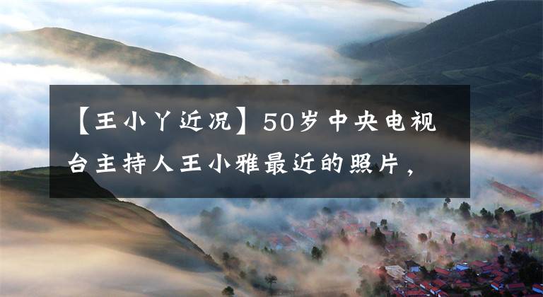 【王小丫近况】50岁中央电视台主持人王小雅最近的照片，表情僵硬，无法辨认。