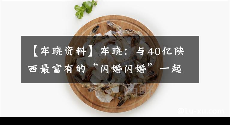 【车晓资料】车晓：与40亿陕西最富有的“闪婚闪婚”一起，现年38岁的“仆人”无法辨认。