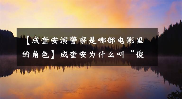 【成奎安演警察是哪部电影里的角色】成奎安为什么叫“傻瓜”？后面有故事，和一部电影有关！