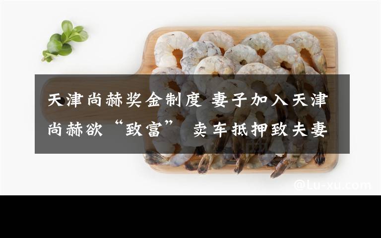 天津尚赫奖金制度 妻子加入天津尚赫欲“致富” 卖车抵押致夫妻反目