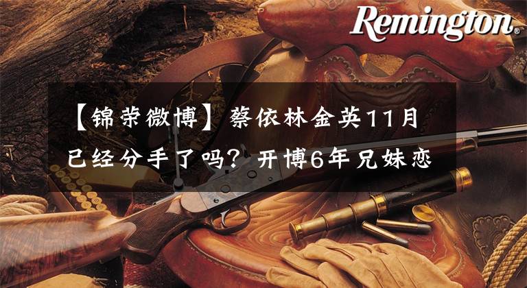 【锦荣微博】蔡依林金英11月已经分手了吗？开博6年兄妹恋情始末