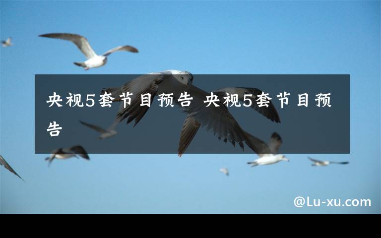 央视5套节目预告 央视5套节目预告