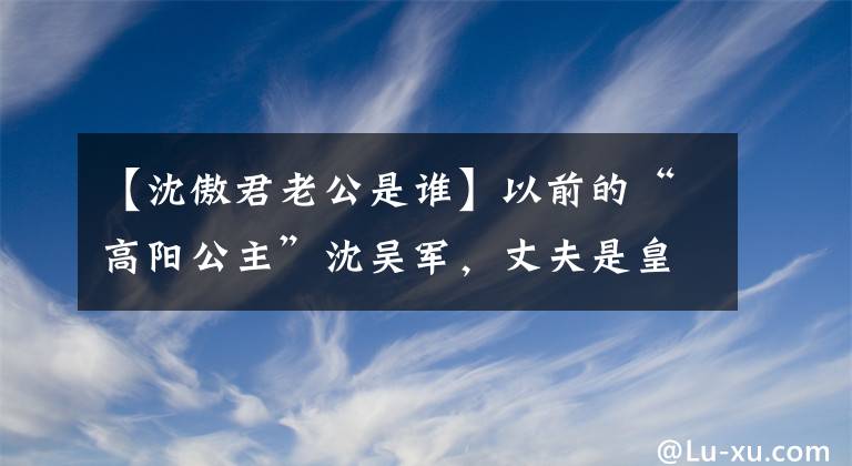 【沈傲君老公是谁】以前的“高阳公主”沈吴军，丈夫是皇室后裔，儿子名字太霸气了。