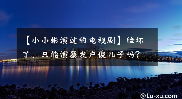 【小小彬演过的电视剧】脸坏了，只能演暴发户傻儿子吗？小斌一家真的说明了养育孩子不容易