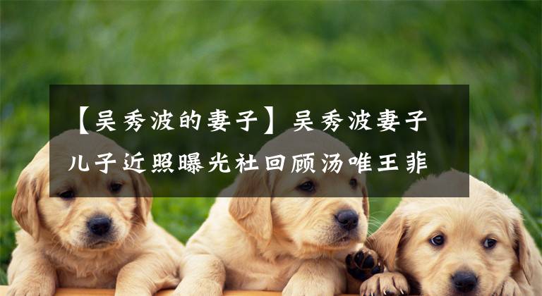 【吴秀波的妻子】吴秀波妻子儿子近照曝光社回顾汤唯王菲丑闻女友底