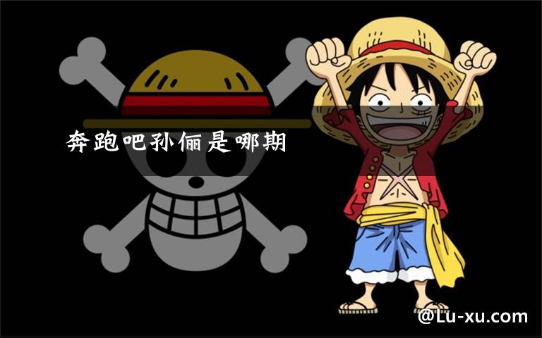 奔跑吧孙俪是哪期